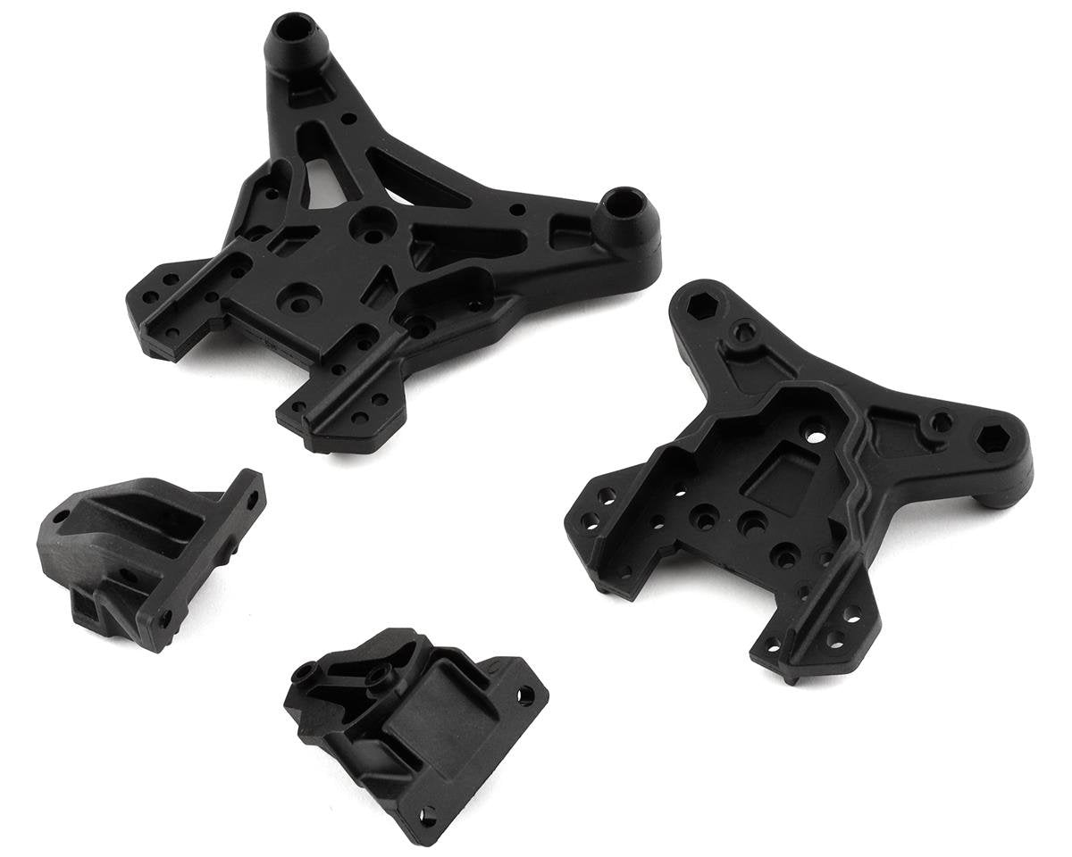 Team Associated RIVAL MT8 Shock Towers & Center Brace Mounts (ASC25909)