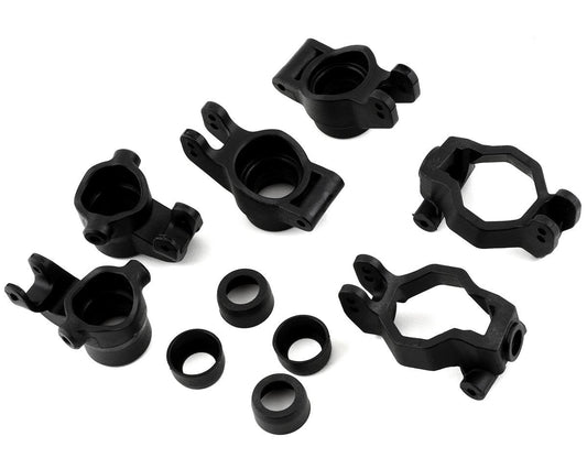 Team Associated RIVAL MT8 Caster/Steering Blocks/Rear Hubs Set (ASC25915)