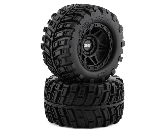 Team Associated RIVAL MT8 Pre-Mounted Tires (2) (ASC25919)