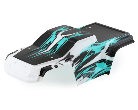Team Associated RIVAL MT8 Pre-Painted Body Set (Teal) (ASC25941)