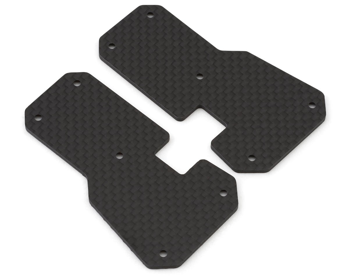 Team Associated SR7 Factory Team Carbon Fiber Arm Inserts (2) (ASC26070)