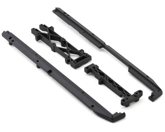 Team Associated SR7 Factory Team Carbon Lower Chassis Brace Set (ASC26075)