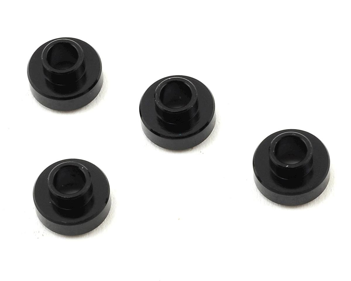 Team Associated Aluminum Servo Washers (Black) (ASC27128)