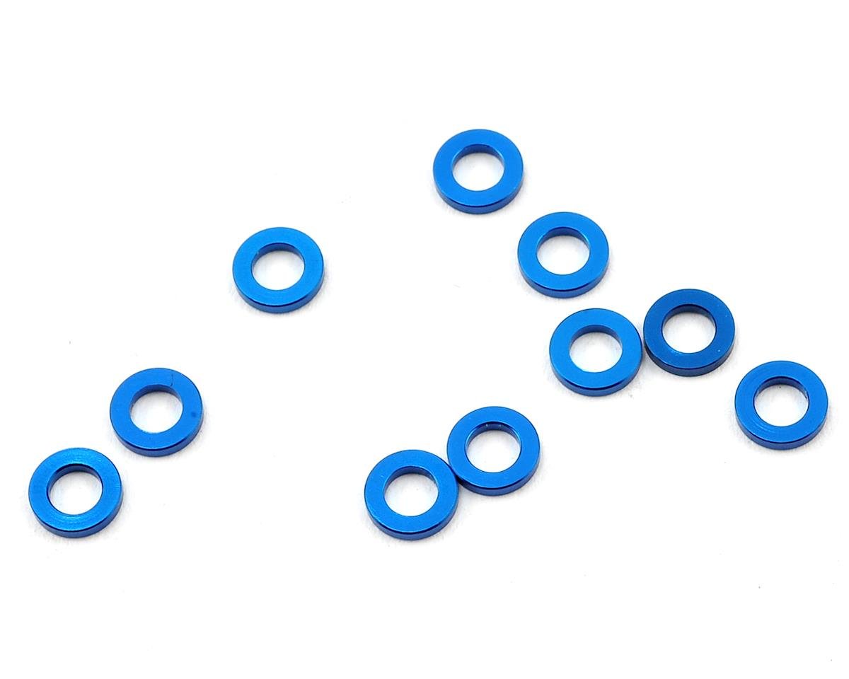 Team Associated 5.5x1.0mm Aluminum Ball Stud Washer (Blue) (10) (ASC31382)