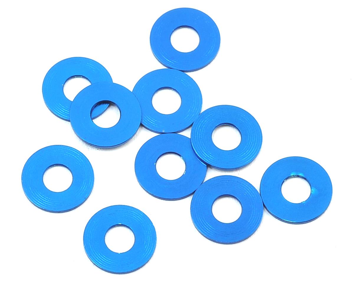 Team Associated 7.8x0.5mm Aluminum Bulkhead Washer (Blue) (10) (ASC31384)