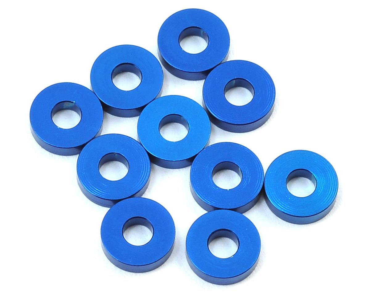 Team Associated 7.8x2.0mm Aluminum Bulkhead Washer (Blue) (10) (ASC31386)