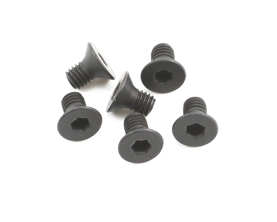 Team Associated 3x0.5x5mm Flat Head Hex Screw (6) (ASC31540)