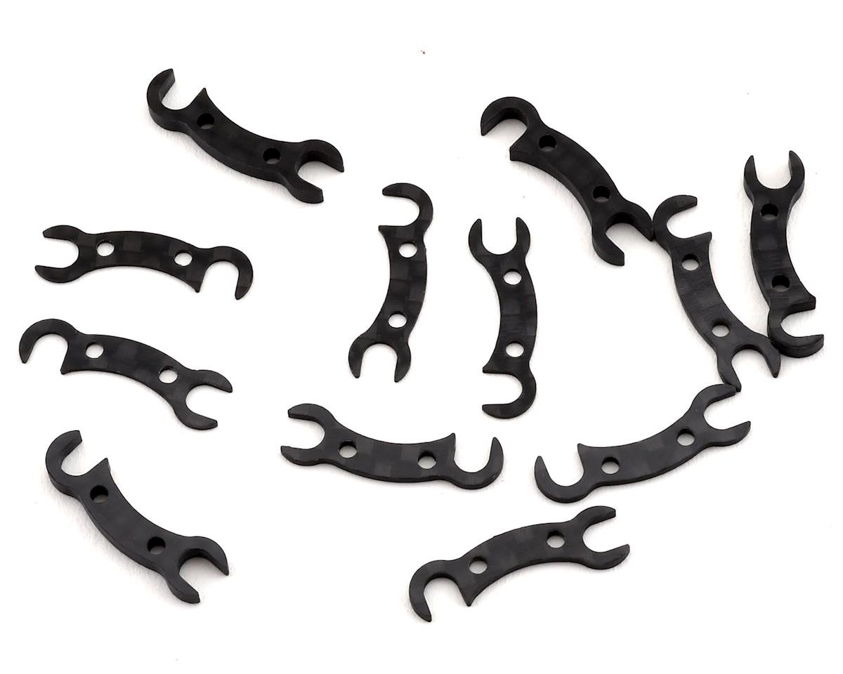 Team Associated TC7.2 Factory Team Graphite Camber Link Mount Shims (ASC31806)