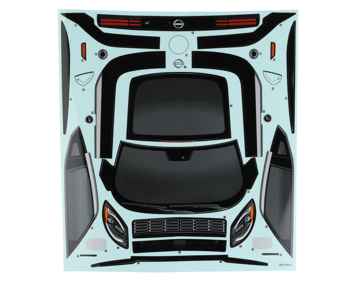 Team Associated Apex2 Sport Nissan Z Decal Sheets (ASC31924)