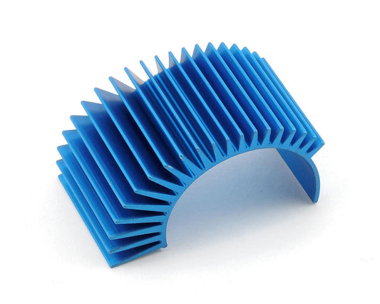 Team Associated Factory Team Aluminum Radial Clip-On Heatsink (Blue) (Long) (ASC3928)