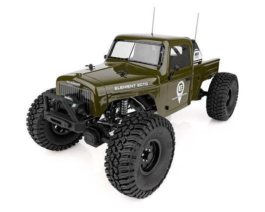 Element RC Enduro Ecto Trail Truck 4x4 RTR 1/10 Rock Crawler Combo (Green) (ASC40117C)