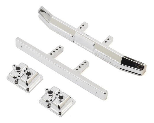 Team Associated CR12 Ford F-150 Bumper Set w/Light Pods (Chrome) (ASC41057)