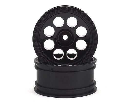 Team Associated CR12 Tioga Wheels (Black) (2) (ASC41085)