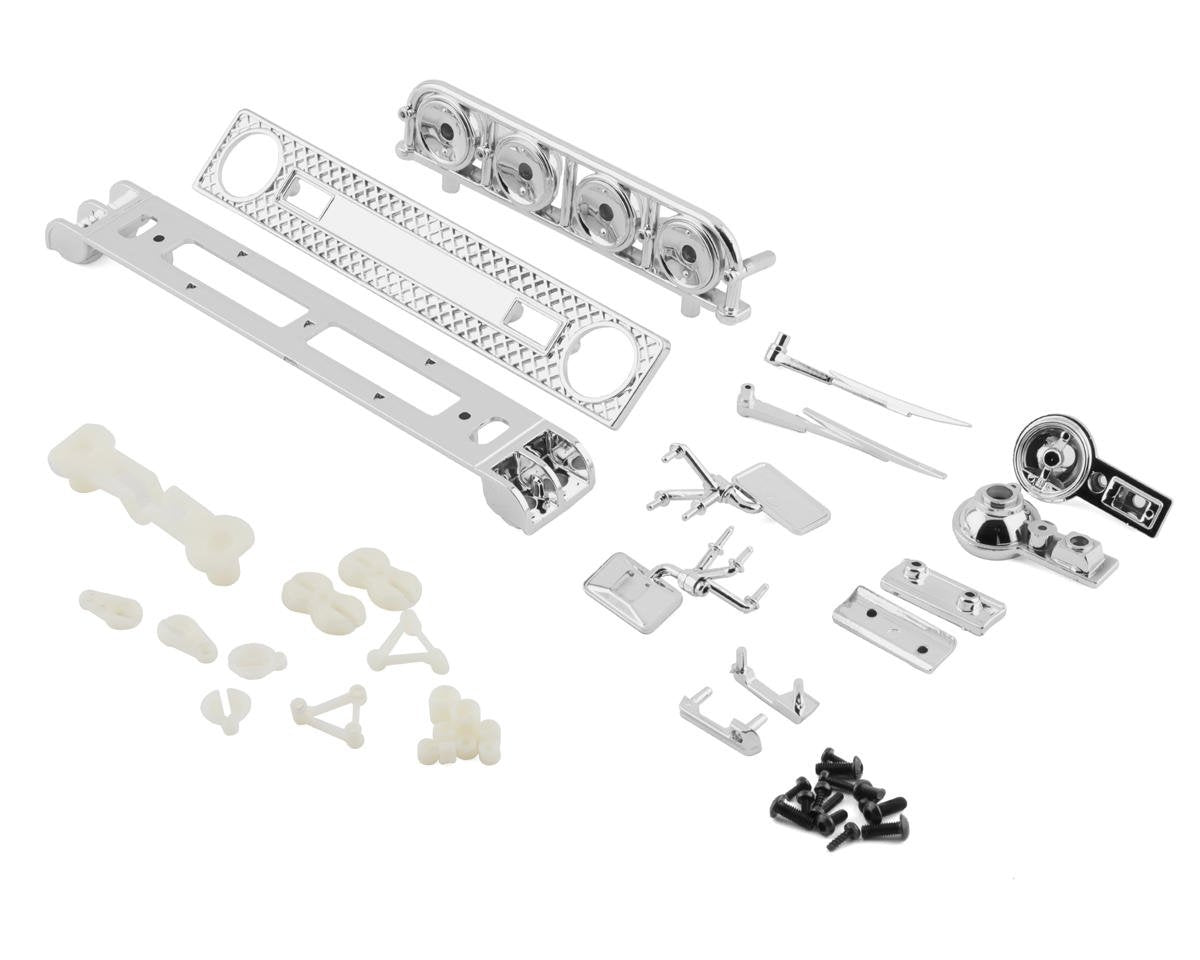 Team Associated MT12 Body Accessories (Chrome) (ASC41103)