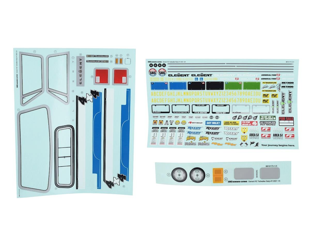 Element RC Trailwalker Body Decals (ASC42142)