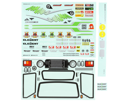 Element RC Enduro Bushido Decal Sheets (2) (ASC42175)