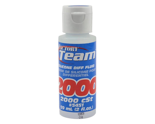 Team Associated Silicone Differential Fluid (2oz) (2,000cst) (ASC5451)