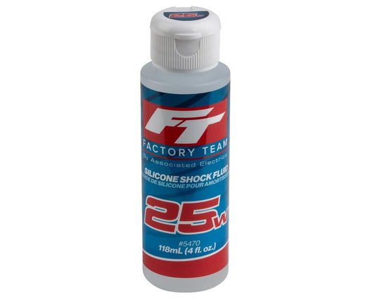 Team Associated Factory Team Silicone Shock Oil (4oz) (25wt) (ASC5470)
