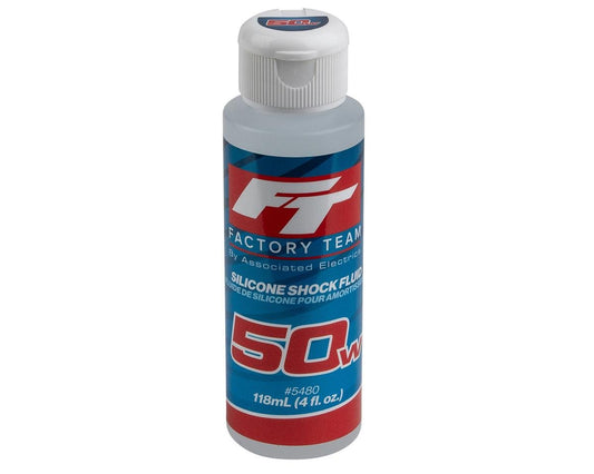 Team Associated Factory Team Silicone Shock Oil (4oz) (50wt) (ASC5480)