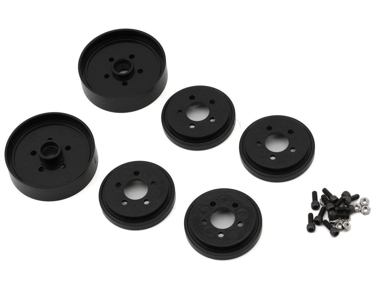 Team Associated RC10 Jay Halsey Front Wheels (Black) (2) (ASC6394)