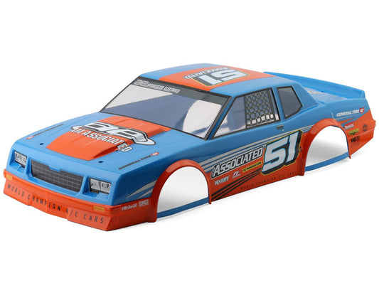 Team Associated SR10M Street Stock Pre-Painted Oval Body (Blue) (ASC71055)