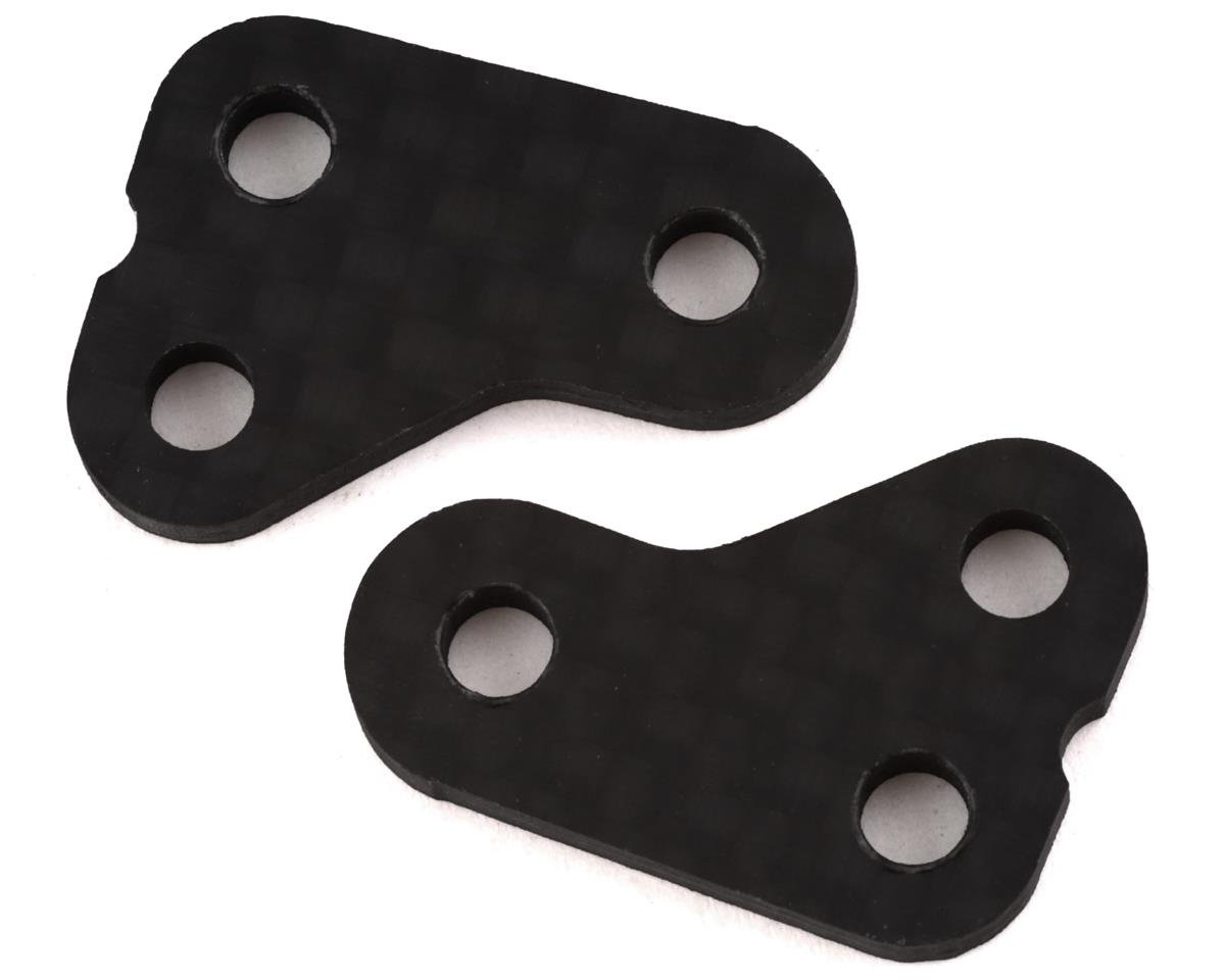 Team Associated RC10T6.2 Carbon Fiber +1mm Steering Arm (2) (ASC71144)