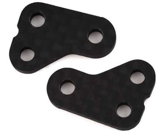 Team Associated RC10T6.2 Carbon Fiber +1mm Steering Arm (2) (ASC71144)