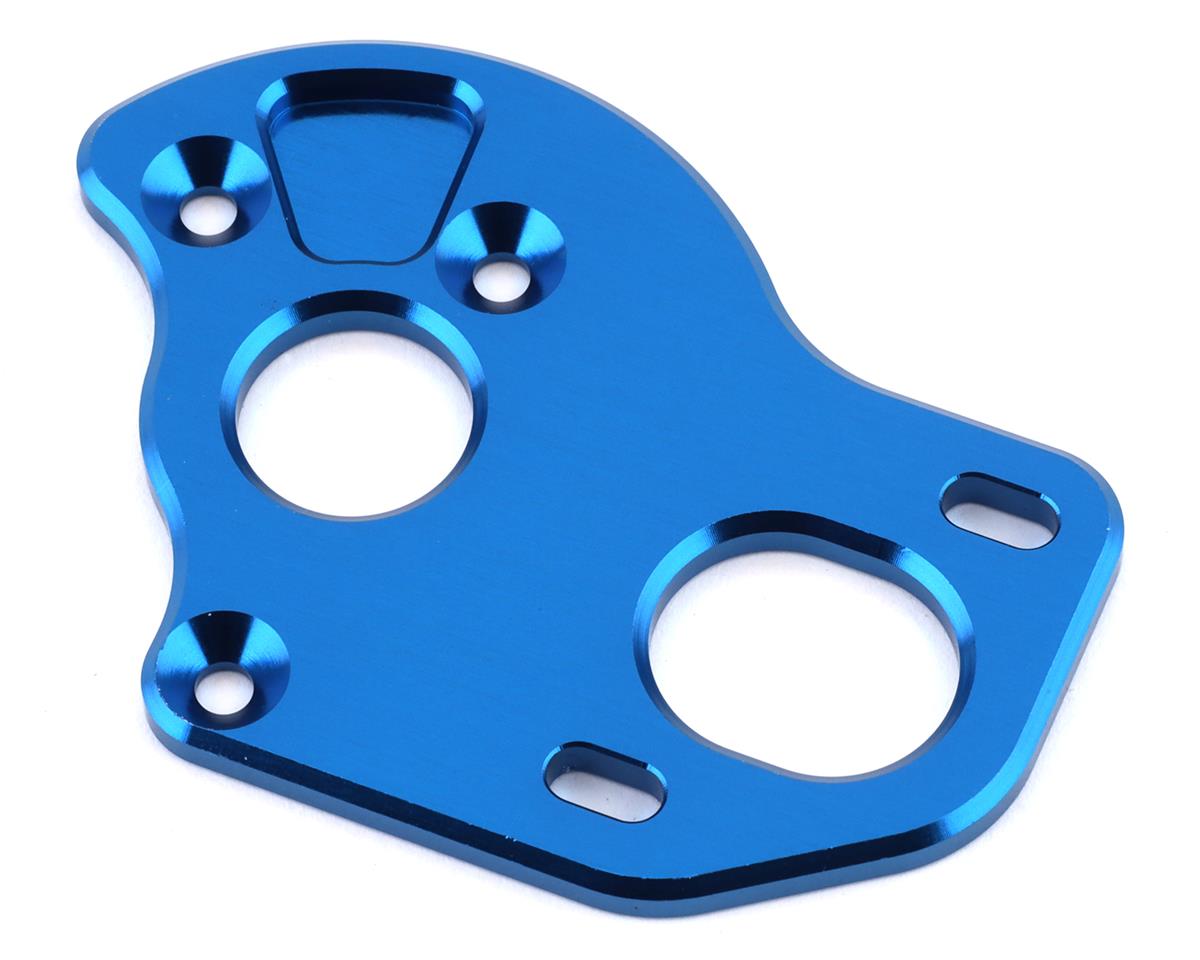 Team Associated RC10T6.2 Laydown Motor Plate (Blue) (ASC71145)
