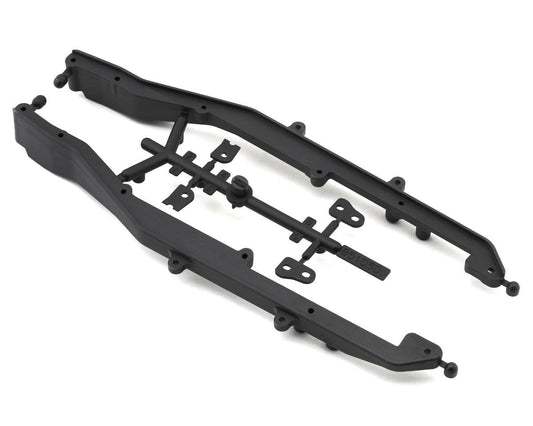 Team Associated RC10SC6.4 Factory Team  Side Rails & Tower Wedges (Carbon) (ASC71177)
