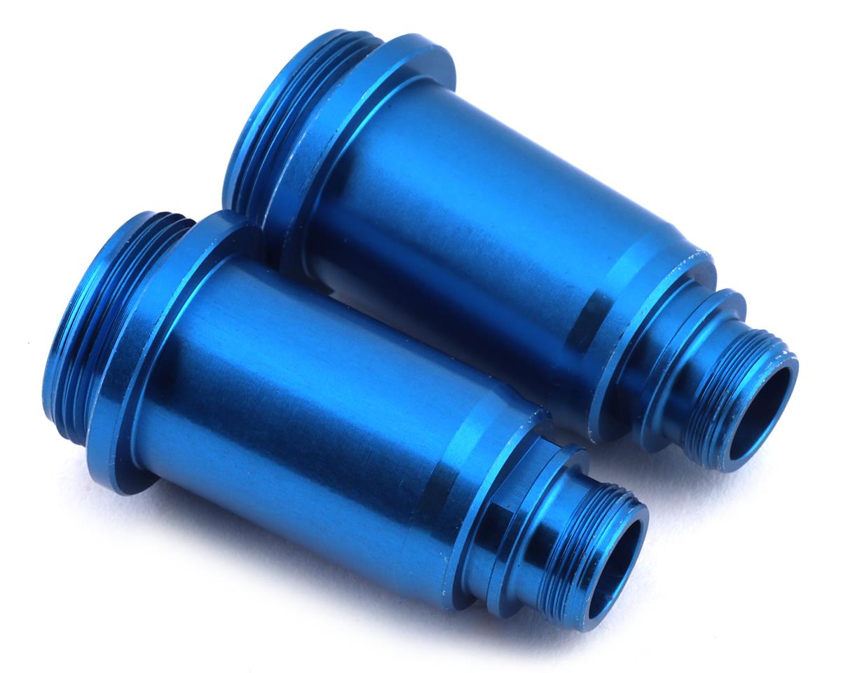 Team Associated SR10 Aluminum Front Shock Bodies (Blue) (ASC71191)