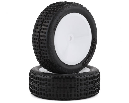 Team Associated RB10 RTR Front Pre-Mounted Tires (White) (2) (ASC72018)