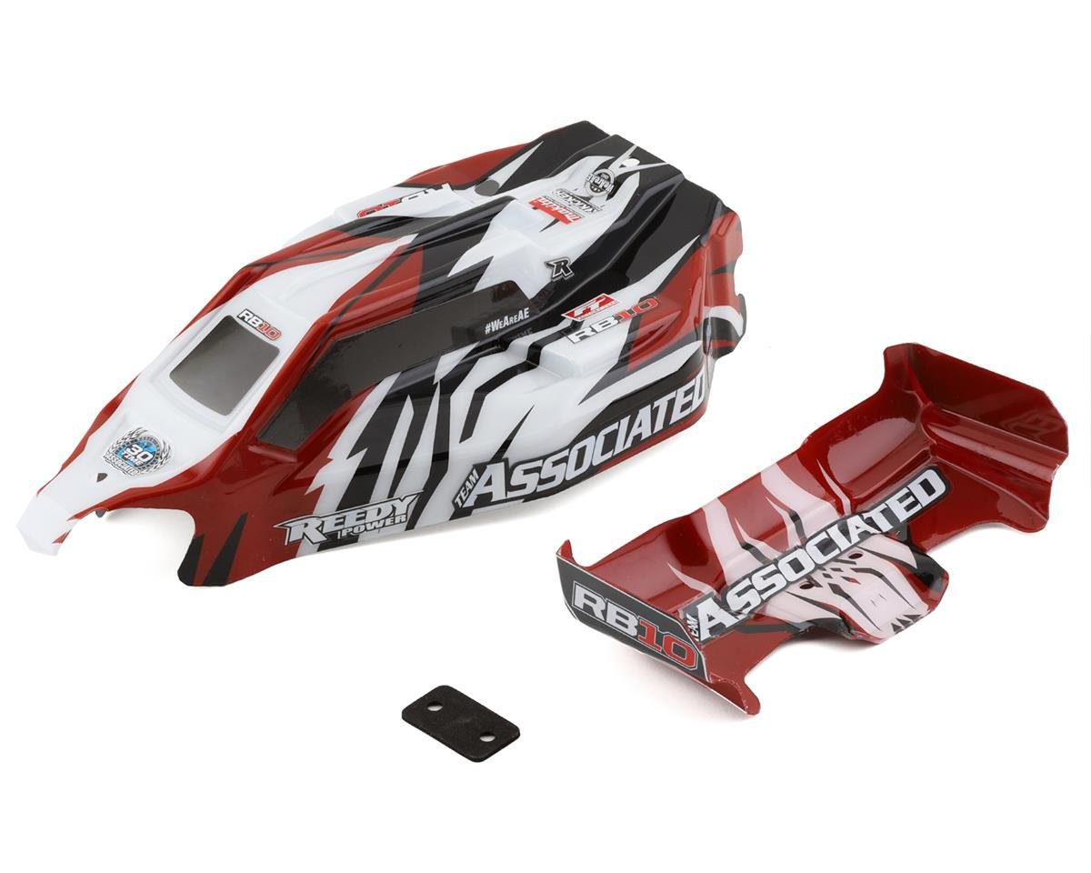 Team Associated RB10 RTR Pre-Painted Body & Wing (Red) (ASC72020)