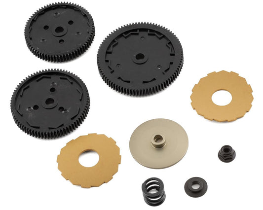 Team Associated Factory Team DR10M/SR10 Octalock Slipper Set (ASC72025)