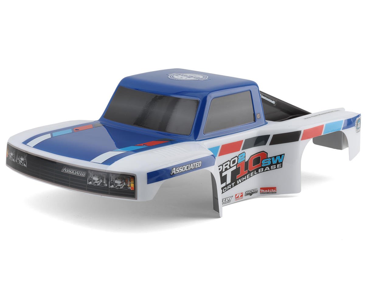 Team Associated Pro2 LT10SW Truck Pre-Painted Body (Blue/White) (ASC72117)