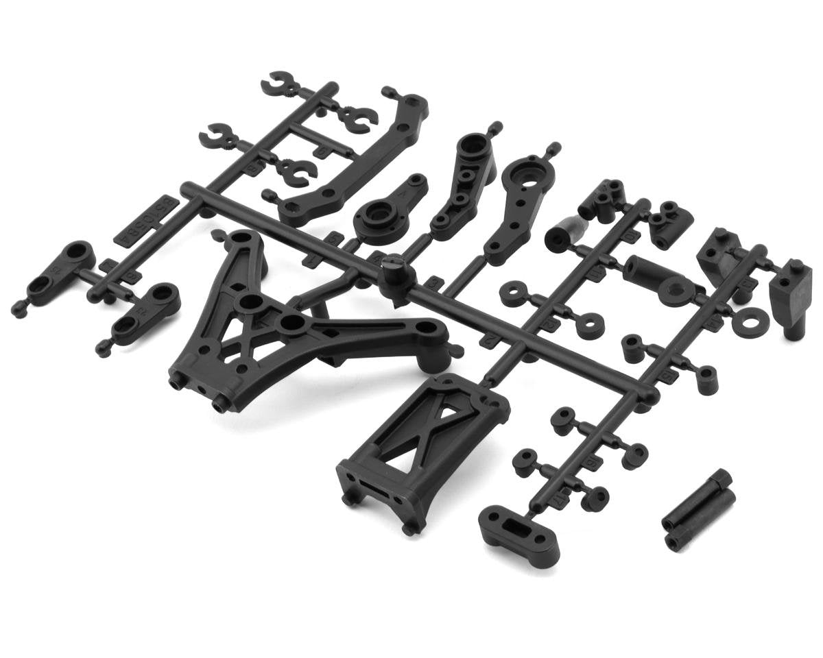 Team Associated DC10 Steering Bellcrank & Top Plate Bulkhead Set (ASC72208)