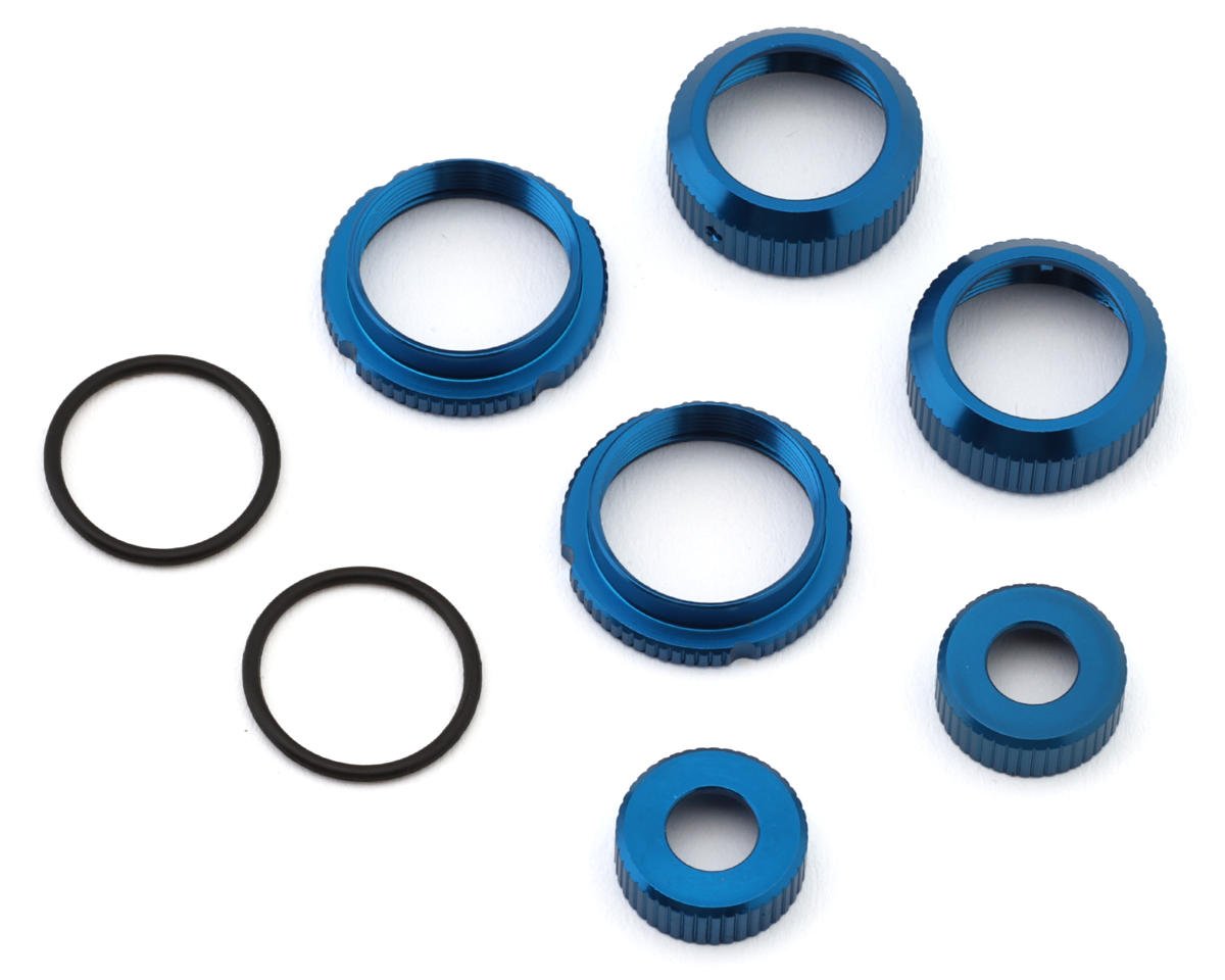 Team Associated DC10 Shock Collars & Bottom Caps (ASC72227)