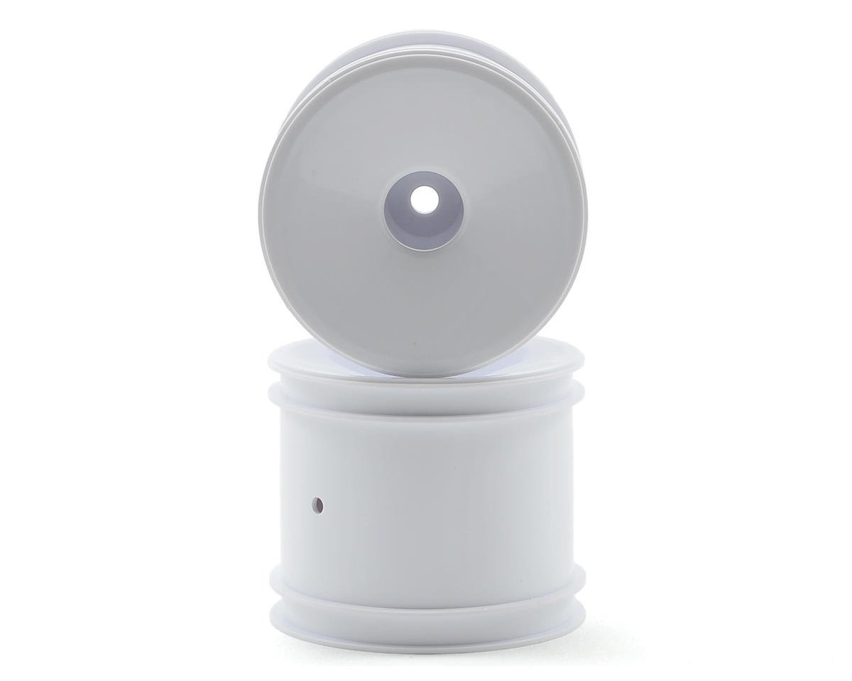 Team Associated 12mm Hex Stadium Truck Dish Wheel (2) (White) (ASC7852)