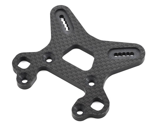 Team Associated RC8B3 Factory Team Front Carbon Fiber Shock Tower (ASC81028)