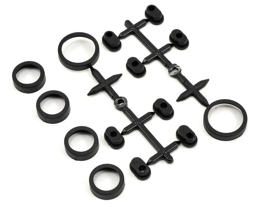Team Associated RC8 B3 Factory Team Aluminum Rear Hub Inserts (2) (ASC81078)