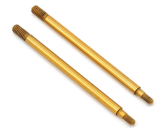 Team Associated RC8T3 33.5mm Ti-Nitride Front Shock Shaft (2) (ASC81172)