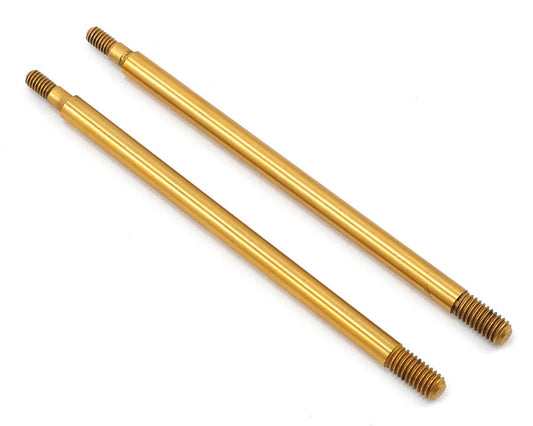 Team Associated RC8T3 42.5mm Ti-Nitride Rear Shock Shaft (2) (ASC81173)