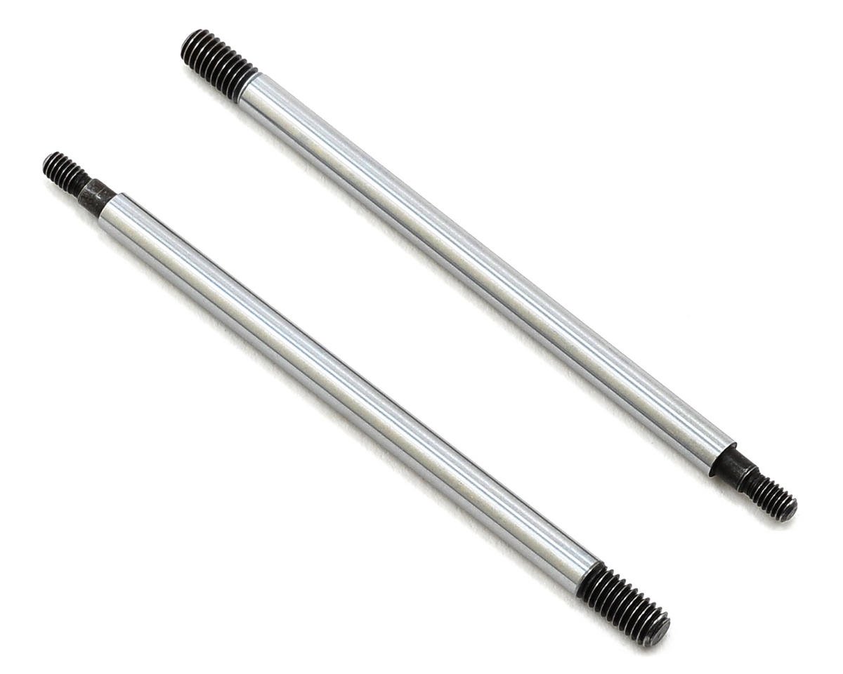 Team Associated 39.5mm RC8B3 Factory Team "Chrome Finish" Rear Shock Shaft (2) (ASC81175)