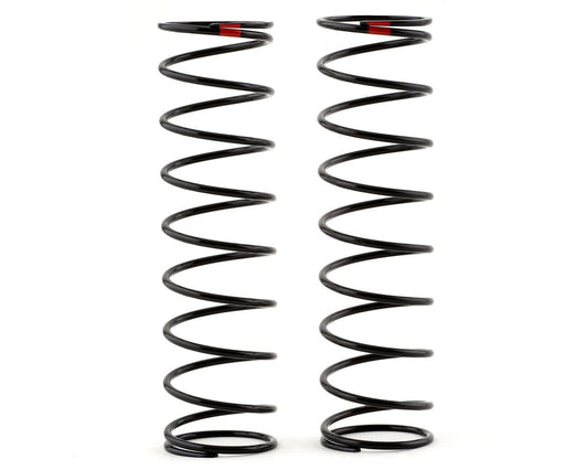 Team Associated RC8T4 Rear V2 Shock Spring Set (Red - 4.7lb/in) (2) (ASC81237)