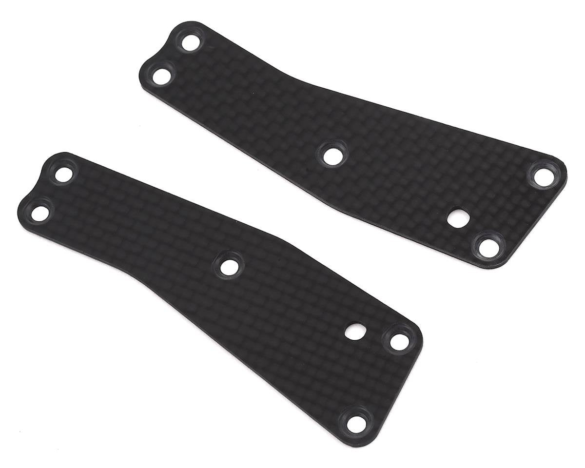 Team Associated RC8T3.2 FT 1.2mm Carbon Fiber Front Upper Suspension Arm Inserts (ASC81482)