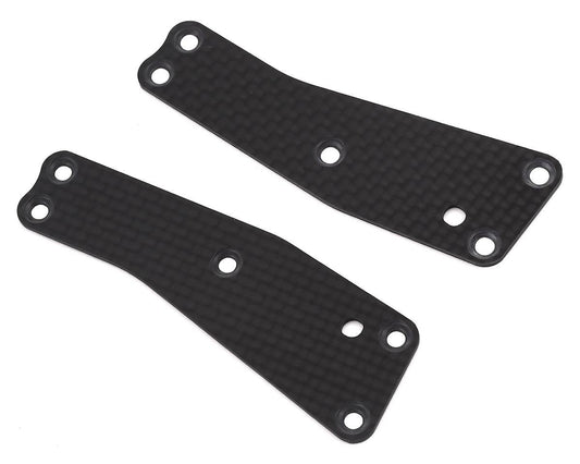 Team Associated RC8T3.2 FT 1.2mm Carbon Fiber Front Upper Suspension Arm Inserts (ASC81482)