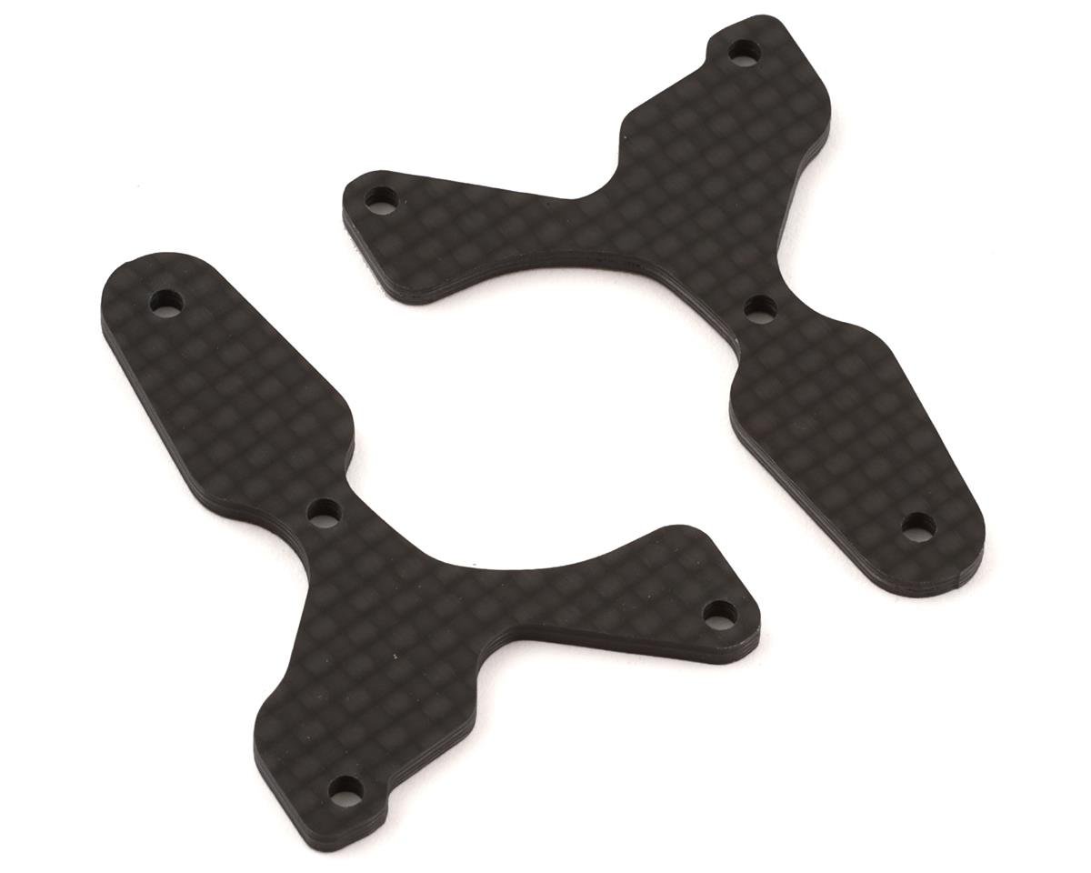 Team Associated RC8B4/RC8B4e Factory Team Carbon Front Lower Arm Insert (2) (ASC81532)