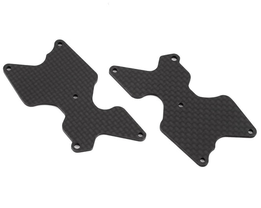 Team Associated RC8B4/RC8B4e Factory Team Carbon Rear Arm Inserts (2) (2.0mm) (ASC81542)