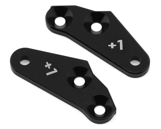 Team Associated RC8B4 Aluminum +1 Steering Block Arms (2) (ASC81640)