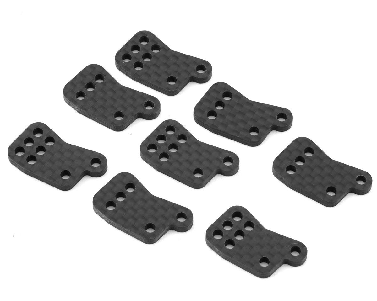 Team Associated RC8B4.1 Factory Team Carbon Fiber Rear Hub Tower Set (ASC81649)