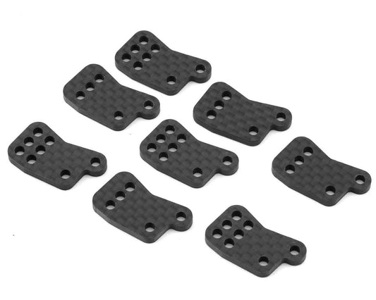 Team Associated RC8B4.1 Factory Team Carbon Fiber Rear Hub Tower Set (ASC81649)